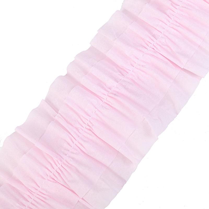 28 ft long Ruffled Tissue Paper Garlands
