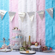 28 ft long Ruffled Tissue Paper Garlands