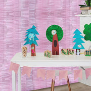 28 ft long Ruffled Tissue Paper Garlands