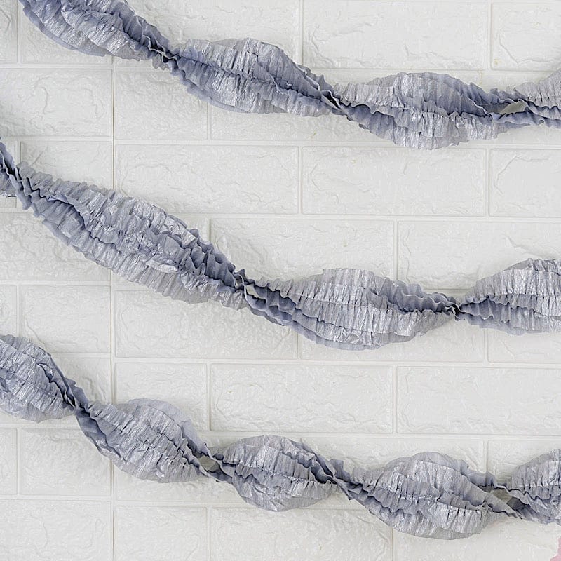 28 ft long Ruffled Tissue Paper Garlands