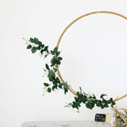 28" wide Round Metal Floral Hoop Wreath Ring - Gold WOD_HOPMET2_28_GOLD