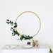 28" wide Round Metal Floral Hoop Wreath Ring - Gold WOD_HOPMET2_28_GOLD