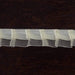 3/4" x 25 Yards Satin and Organza Ruffle Ribbon Trim - Ivory RUF_29_IVR