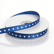 3/8" 25 yards Polka Dot Grosgrain Ribbon RIB_DOT0308_NAVY