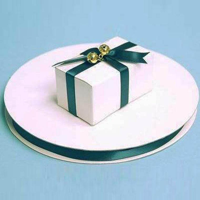 3/8" x 100 yards Single Side Satin Ribbon