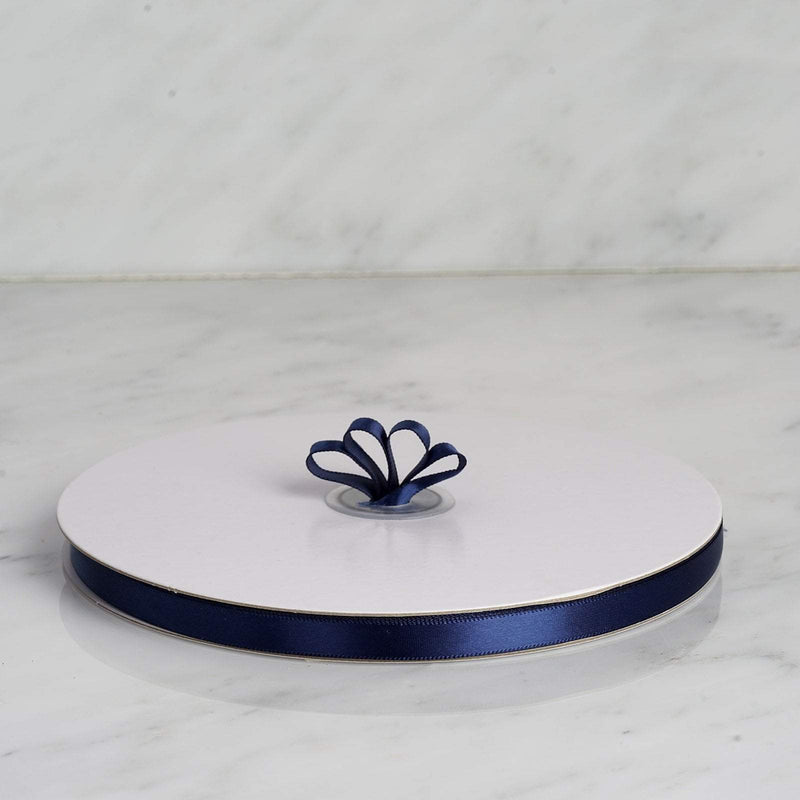 3/8" x 100 yards Single Side Satin Ribbon RIB_SATN_38_NAVY