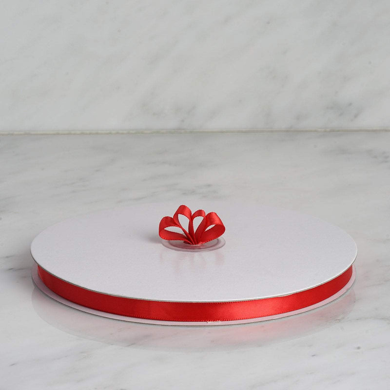 3/8" x 100 yards Single Side Satin Ribbon RIB_SATN_38_RED