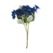 3 Bushes 14" Silk Artificial Carnation Flowers ARTI_CARN_002_NAVY