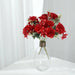 3 Bushes 14" Silk Carnation Flowers Artificial Floral Bouquets