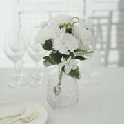 3 Bushes 14" Silk Carnation Flowers Artificial Floral Bouquets