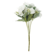 3 Bushes 14" Silk Carnation Flowers Artificial Floral Bouquets ARTI_CARN_002_WHT
