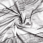 3 Fitted Spandex Round Top Wedding Arch Backdrop Stand Covers Set Wooden Design - Whitewashed IRON_STND06_SPX_SET_WOD02_WHT