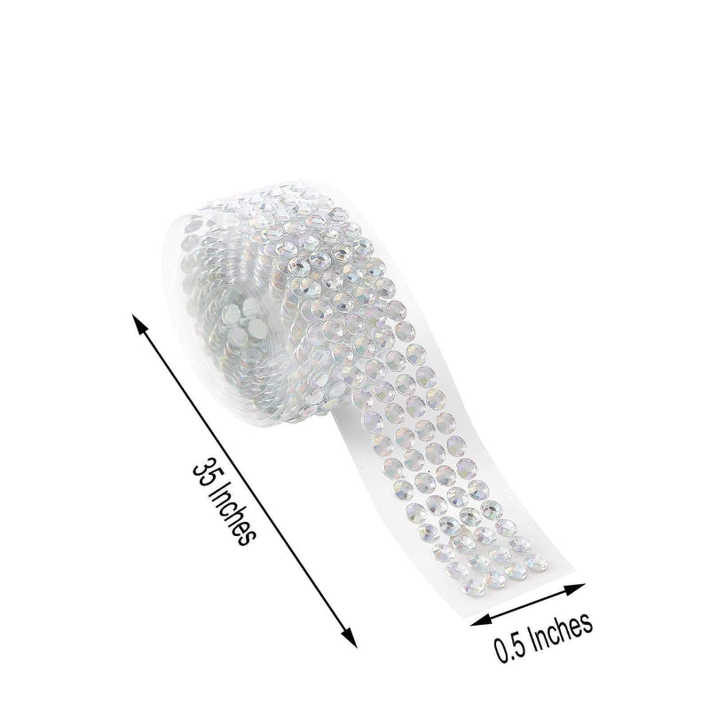 3 ft long Diamond Sticker Tape Roll Self-Adhesive