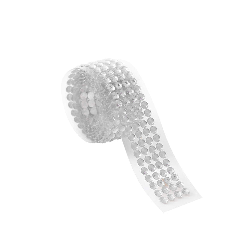 3 ft long Diamond Sticker Tape Roll Self-Adhesive DIA_RST02_SILV