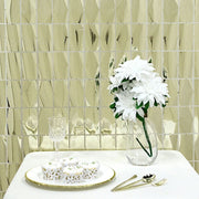 3 ft x 6.5 ft Metallic Rectangle Foil Tassels Fringe Backdrop Curtains