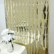 3 ft x 6.5 ft Metallic Rectangle Foil Tassels Fringe Backdrop Curtains