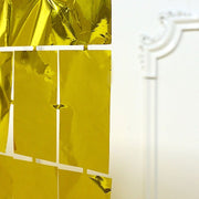 3 ft x 6.5 ft Metallic Rectangle Foil Tassels Fringe Backdrop Curtains