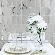 3 ft x 6.5 ft Metallic Rectangle Foil Tassels Fringe Backdrop Curtains