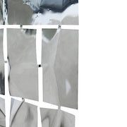 3 ft x 6.5 ft Metallic Rectangle Foil Tassels Fringe Backdrop Curtains