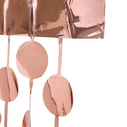 3 ft x 6.5 ft Metallic Round Foil Tassels Fringe Backdrop Curtains