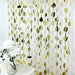 3 ft x 6.5 ft Metallic Round Foil Tassels Fringe Backdrop Curtains