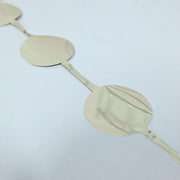 3 ft x 6.5 ft Metallic Round Foil Tassels Fringe Backdrop Curtains