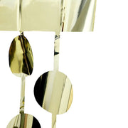 3 ft x 6.5 ft Metallic Round Foil Tassels Fringe Backdrop Curtains