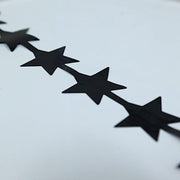 3 ft x 6.5 ft Metallic Star Foil Tassels Fringe Backdrop Curtains