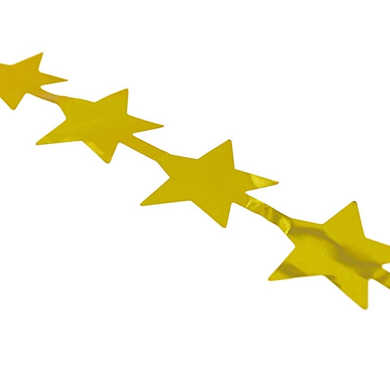 3 ft x 6.5 ft Metallic Star Foil Tassels Fringe Backdrop Curtains