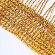 3 ft x 8 ft Silk Tassels Fringe Backdrop Curtain