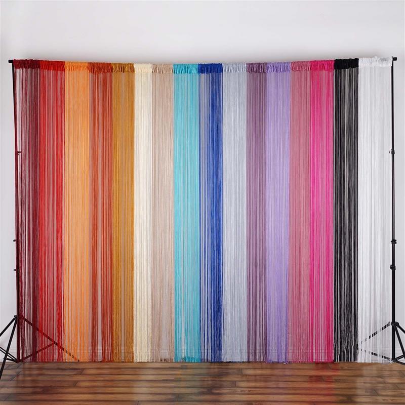 3 ft x 8 ft Silk Tassels Fringe Party Backdrop
