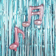 3 ft x 8 ft Sparkling Metallic Foil Fringe Curtain