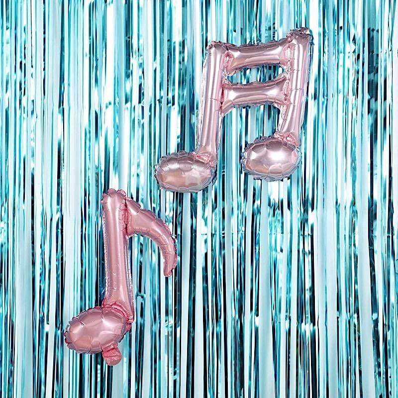 3 ft x 8 ft Sparkling Metallic Foil Fringe Curtain