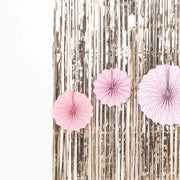 3 ft x 8 ft Sparkling Metallic Foil Fringe Curtain