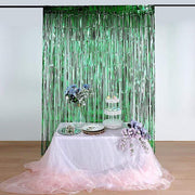 3 ft x 8 ft Sparkling Metallic Foil Fringe Curtain