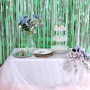 3 ft x 8 ft Sparkling Metallic Foil Fringe Curtain