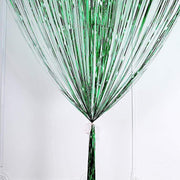3 ft x 8 ft Sparkling Metallic Foil Fringe Curtain