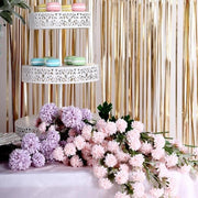 3 ft x 8 ft Sparkling Metallic Foil Fringe Curtain