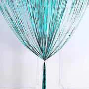 3 ft x 8 ft Sparkling Metallic Foil Fringe Curtain