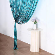 3 ft x 8 ft Sparkling Metallic Foil Fringe Curtain