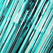 3 ft x 8 ft Sparkling Metallic Foil Fringe Curtain
