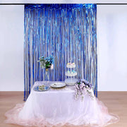 3 ft x 8 ft Sparkling Metallic Foil Fringe Curtain