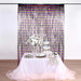 3 ft x 8 ft Sparkling Metallic Foil Fringe Curtain CUR_PVC01_RNBW