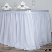 3 Layers Tulle Table Skirt SKT_T02_WHT_21