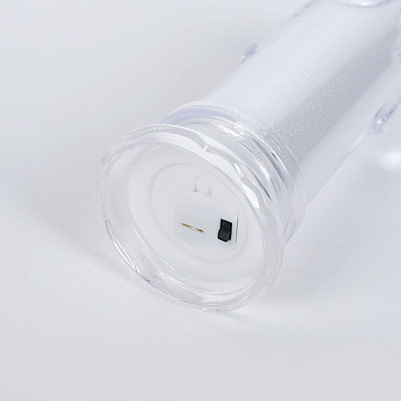 3 LED Candles 7" Battery Operated Flameless Pillar Candle Lights - Warm White LED_CAND_PL05_CLR