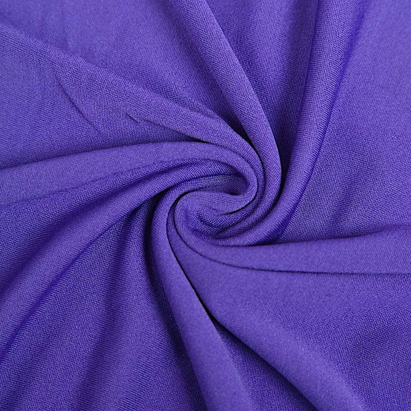 3 Matte Fitted Spandex Round Top Wedding Arch Backdrop Stand Covers Set