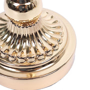 3 Metal with Crystal Beads Votive Candle Holders Centerpieces Set - Gold CHDLR_064_SET_GOLD