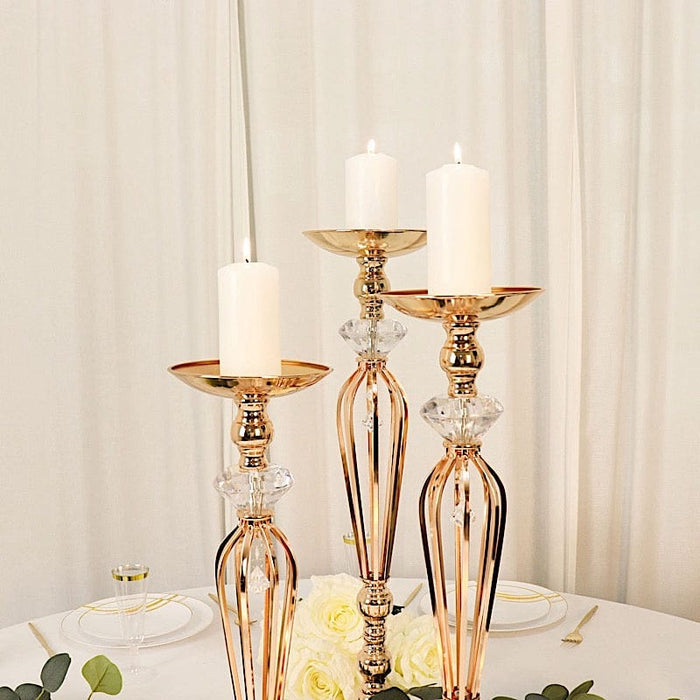 Pedestal Candle Holders for Pillar Candle Holder Decorations