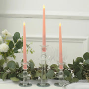 3 pcs 11" tall LED Flameless Taper Candles Lights
