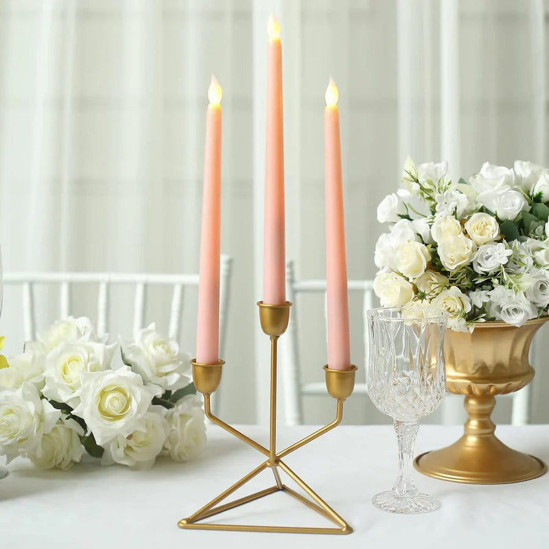 3 pcs 11" tall LED Flameless Taper Candles Lights